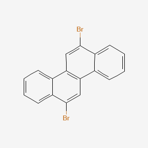 Chemical structure of 6,12-Dibromochrysene