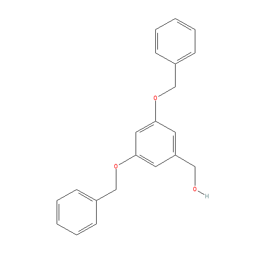 Chemical structure of 3,5-Dibenzyloxybenzyl Alcohol