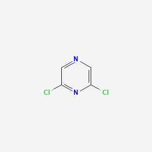 Chemical structure of 2,6-Dichloropyrazine