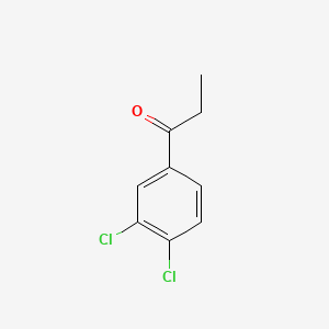 Chemical structure of 3',4'-Dichloropropiophenone