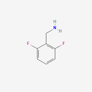 Chemical structure of 2,6-Difluorobenzylamine