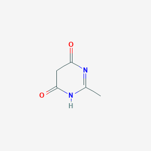 Chemical structure of 4,6-Dihydroxy-2-methylpyrimidine