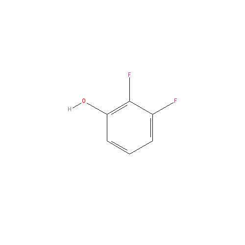 Chemical structure of 2,3-Difluorophenol