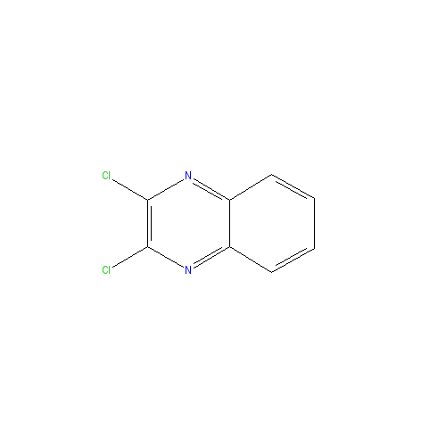 Chemical structure of 2,3-Dichloroquinoxaline