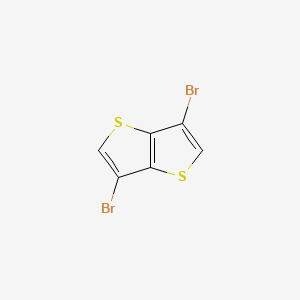 Chemical structure of 3,6-Dibromothieno[3,2-b]thiophene