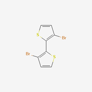 Chemical structure of 3,3′-Dibromo-2,2′-bithiophene