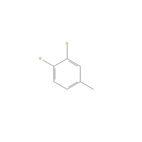 Chemical structure of 3,4-Dibromotoluene