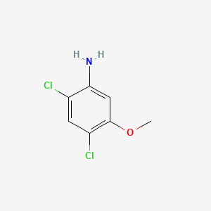 Chemical structure of 2,4-Dichloro-5-methoxyaniline