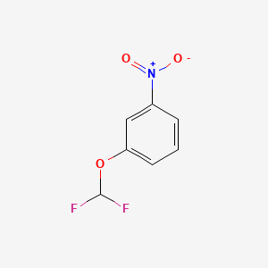 Chemical structure of 3-(Difluoromethoxy)nitrobenzene