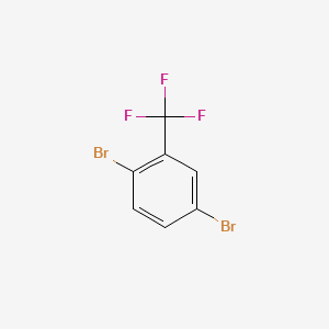 Chemical structure of 2,5-Dibromobenzotrifluoride