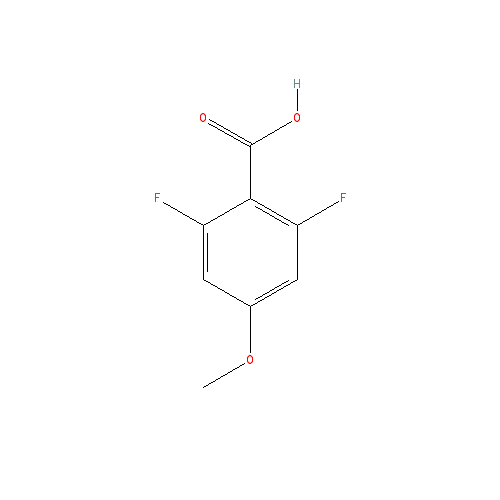 Chemical structure of 2,6-Difluoro-4-methoxybenzoic acid