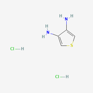 Chemical structure of 3,4-Diaminothiophene Dihydrochloride