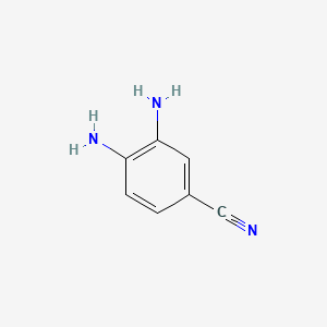 Chemical structure of 3,4-Diaminobenzonitrile