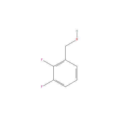 Chemical structure of 2,3-Difluorobenzyl alcohol