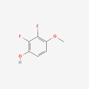 Chemical structure of 2,3-Difluoro-4-methoxyphenol