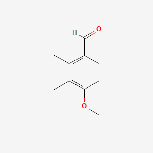 Chemical structure of 2,3-Dimethyl-p-anisaldehyde