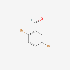 Chemical structure of 2,5-Dibromobenzaldehyde