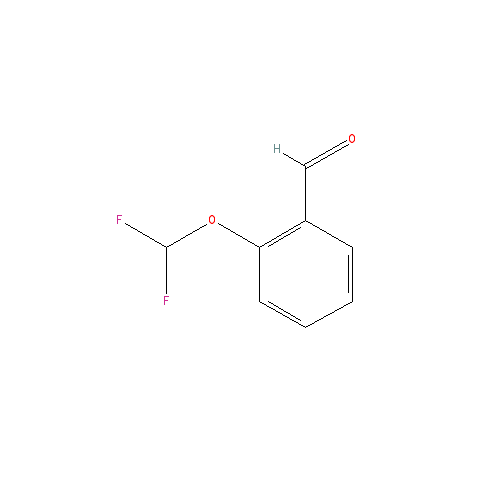Chemical structure of 2-(Difluoromethoxy)benzaldehyde