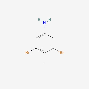 Chemical structure of 3,5-Dibromo-4-methylaniline