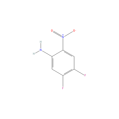Chemical structure of 4,5-Difluoro-2-nitroaniline