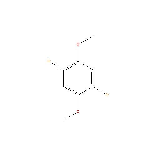 Chemical structure of 1,4-Dibromo-2,5-dimethoxybenzene