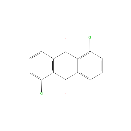 Chemical structure of 1,5-Dichloroanthraquinone
