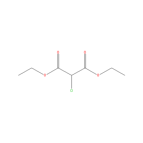 Chemical structure of Diethyl chloromalonate