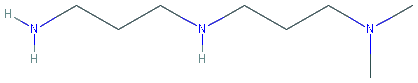 Chemical structure of Dimethyldipropylenetriamine