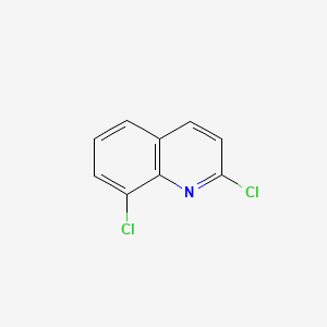 Chemical structure of 2,8-Dichloroquinoline