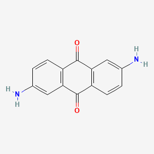 Chemical structure of 2,6-Diaminoanthraquinone