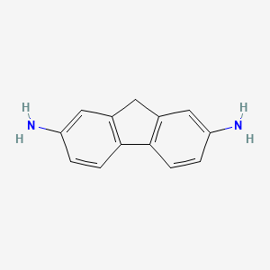 Chemical structure of 2,7-Diaminofluorene