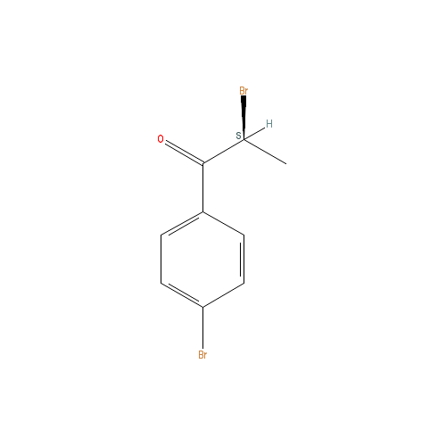 Chemical structure of 2,4′-Dibromopropiophenone