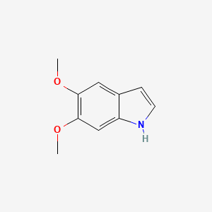 Chemical structure of 5,6-Dimethoxyindole