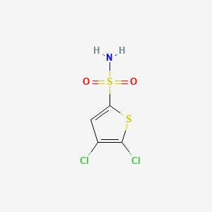 Chemical structure of 4,5-Dichlorothiophene-2-sulfonamide