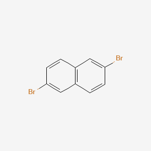 Chemical structure of 2,6-Dibromonaphthalene