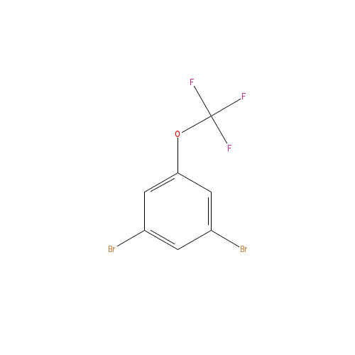 Chemical structure of 1,3-Dibromo-5-(trifluoromethoxy)benzene
