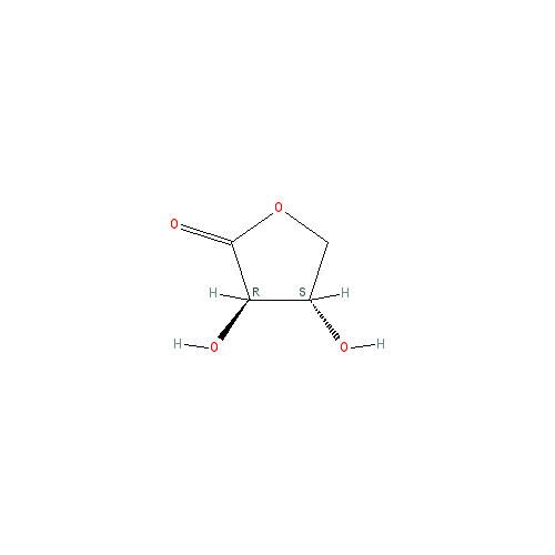Chemical structure of D-Erythronolactone
