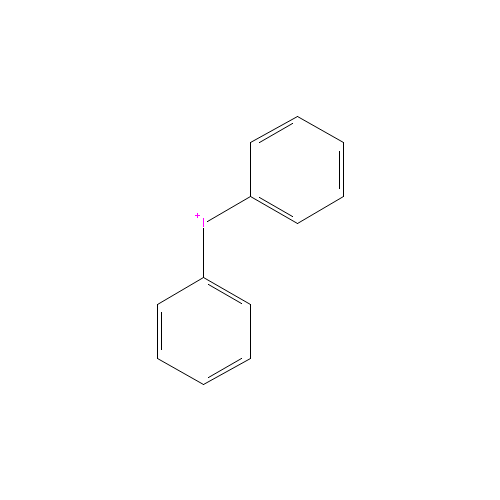 Chemical structure of Diphenyliodonium hexafluorophosphate