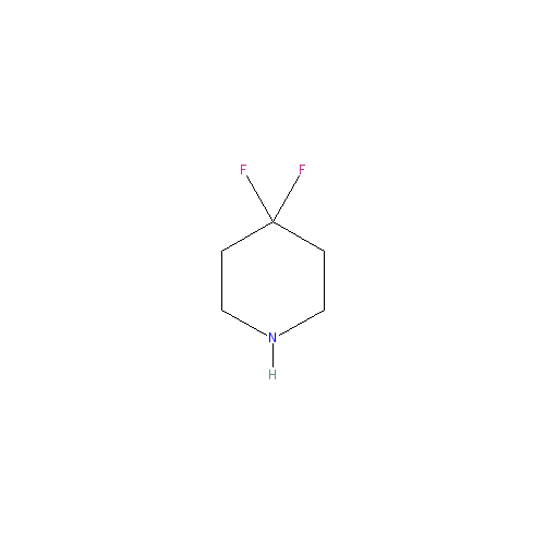 Chemical structure of 4,4-Difluoropiperidine hydrochloride