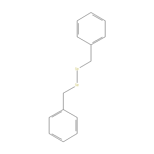 Chemical structure of Dibenzyl Diselenide