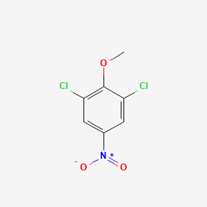 Chemical structure of 2,6-Dichloro-4-nitroanisole