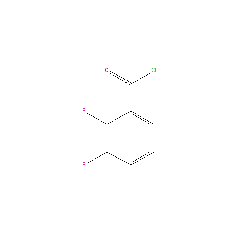 Chemical structure of 2,3-Difluorobenzoyl chloride