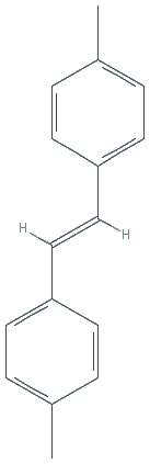 Chemical structure of 4,4'-Dimethyl-trans-stilbene