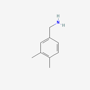 Chemical structure of 3,4-Dimethylbenzylamine