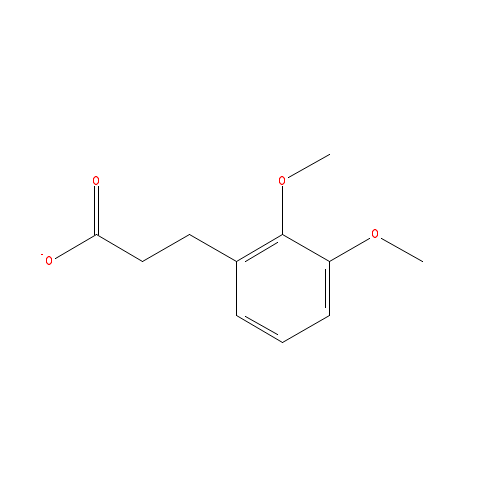 Chemical structure of 3-(2,3-Dimethoxyphenyl)propionic Acid