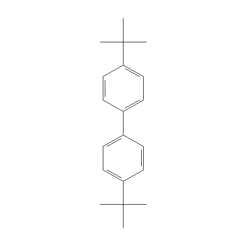 Chemical structure of 4,4'-Di-tert-butylbiphenyl