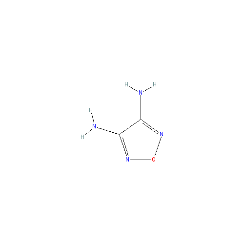 Chemical structure of 3,4-Diaminofurazan