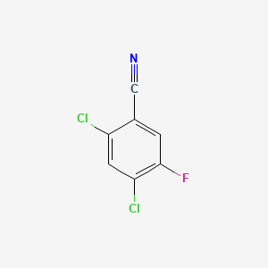Chemical structure of 2,4-Dichloro-3-fluorobenzonitrile