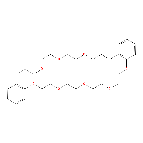 Chemical structure of Dibenzo-30-crown-10