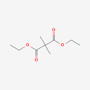 Chemical structure of Diethyl dimethylmalonate